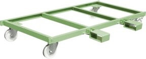 Bauer Langgutseitenwagen LSW 1,3 in Resedagrün - Bild 1