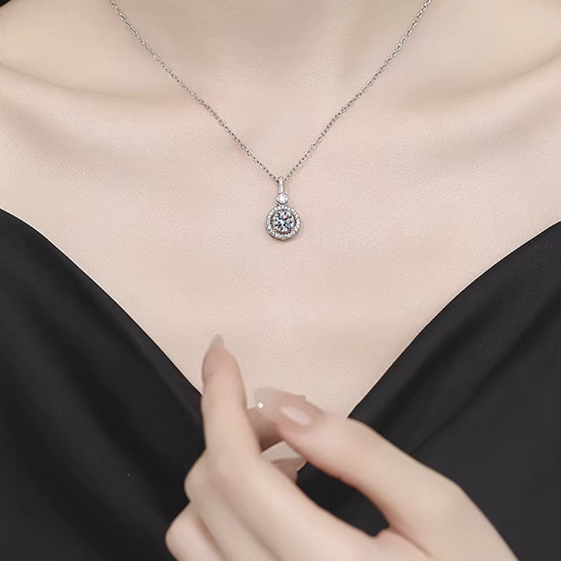 SAY Halskette, 925 Silber, Diamant, Zirkonia, Damen - Bild 3