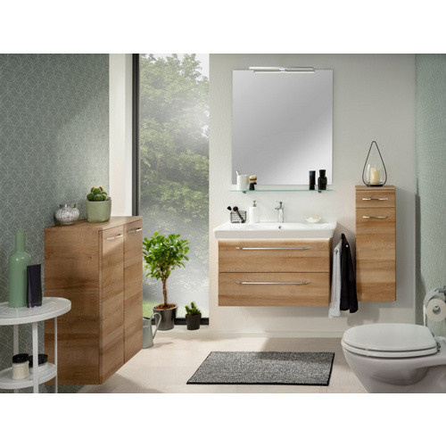 FACKELMANN Midischrank MILANO in Wild Oak, braun, 1 Tür mit Soft-Close-Funktion, B/H/T: 30,2 x 82,6 x 32 cm - Bild 2