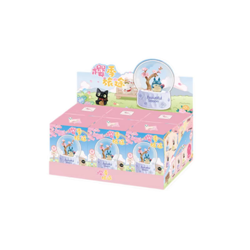 Bandai Hayao Miyazaki Sakura Season Journey Blind Box, Kristallkugel, Anime Figur, Puppe - Bild 2