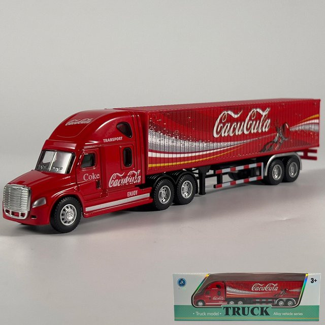 Scania Container LKW, Spielzeugauto, 1:64, Metall, ab 3 Jahre - Bild 1
