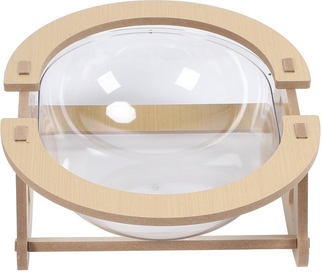 Aimo Transparentes Katzenbett aus Kunststoff mit erhöhter Liegefläche für Katzen - Bild 1
