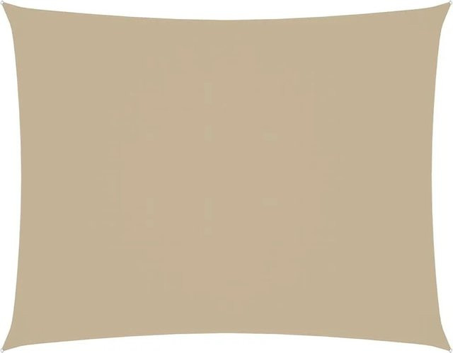 Furnicato Sonnensegel aus PU-beschichtetem Oxford-Gewebe, rechteckig, Beige, Breite: 2 m, Länge: 35 m - Bild 1