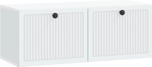 vidaXL Wandmontierter TV-Schrank in Weiß aus Holzwerkstoff, B/T/H: 78,5 x 31 x 30 cm - Bild 1