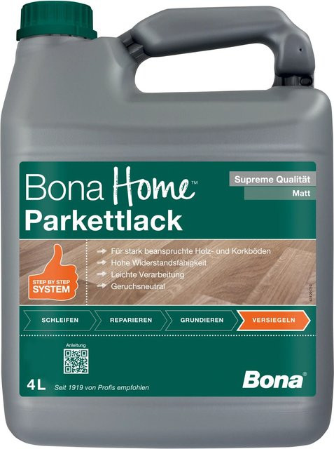Bona Home Parkettlack Supreme matt transparent schnelltrocknend mit synthetischem Harz - Bild 1