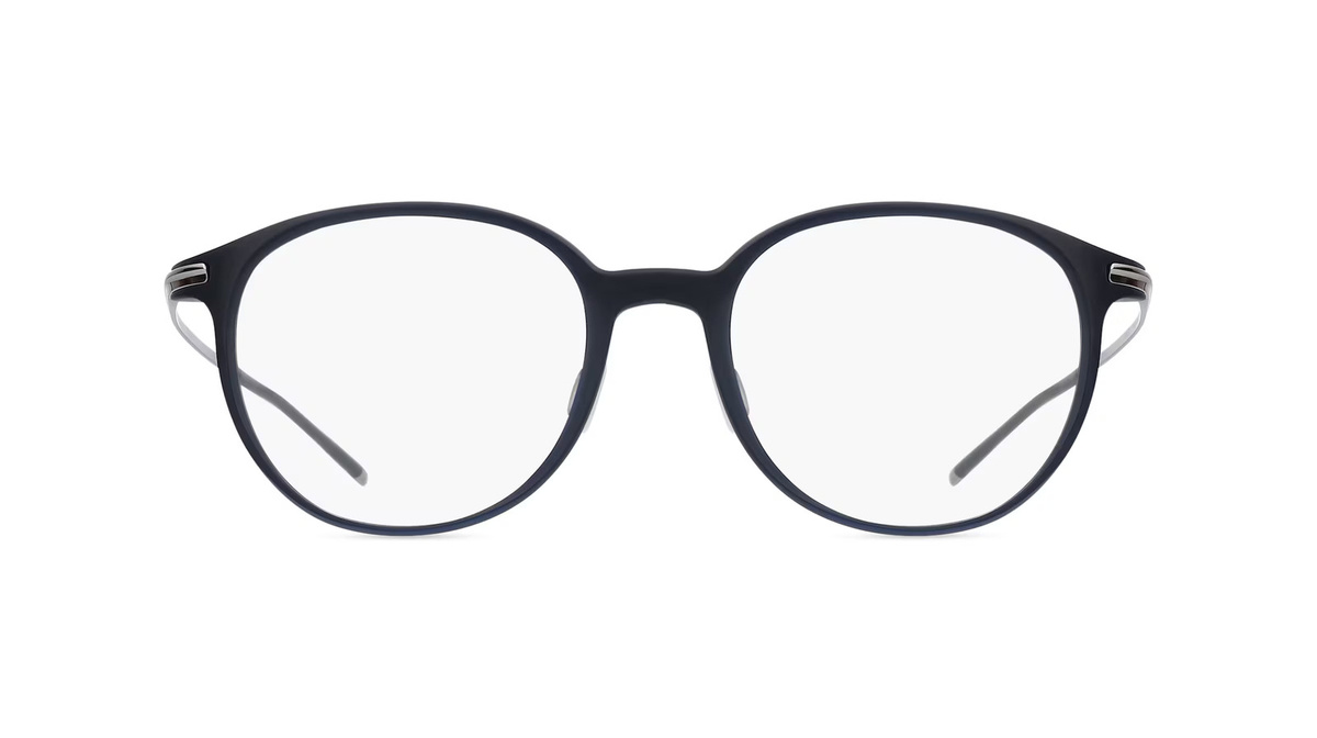 Porsche Design 8734 Korrektionsbrille, Vollrand, Rund, Kunststoff, Unisex, blau, silver - Bild 1