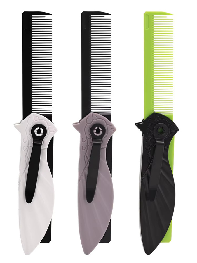 BARBERTOP Multifunktions-2-in-1-Klappkamm, Unisex - Bild 5