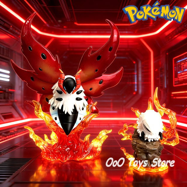 Bandai Pokémon Volcarona Actionfigur, Einzelfigur, Kunststoff, Bunt / Mehrfarbig - Bild 1