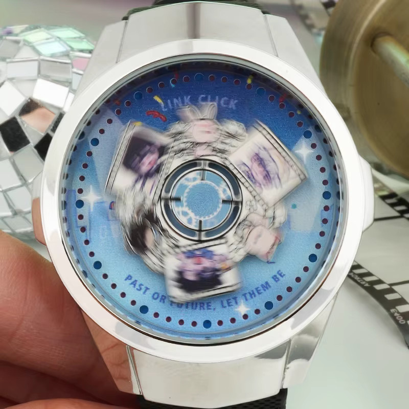 XINGYUNSHI Armbanduhr, Blau, Silikon, Rund, Wasserdicht - Bild 5