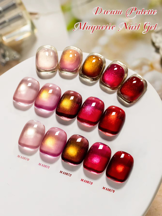 MEET ACROSS Dream Palette Magnetischer Gel-Nagellack, 7 ml, Schimmernd - Bild 3