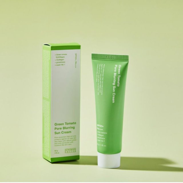 SUNGBOON EDITOR Grüne Tomate Sonnencreme SPF50+, 50 g, Fettige Haut - Bild 1