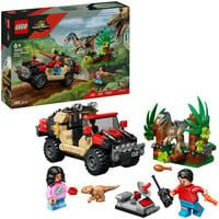 LEGO Jurassic World Raptor: Verfolgungsjagd mit dem Geländewagen Konstruktionsspielzeug - Bild 2