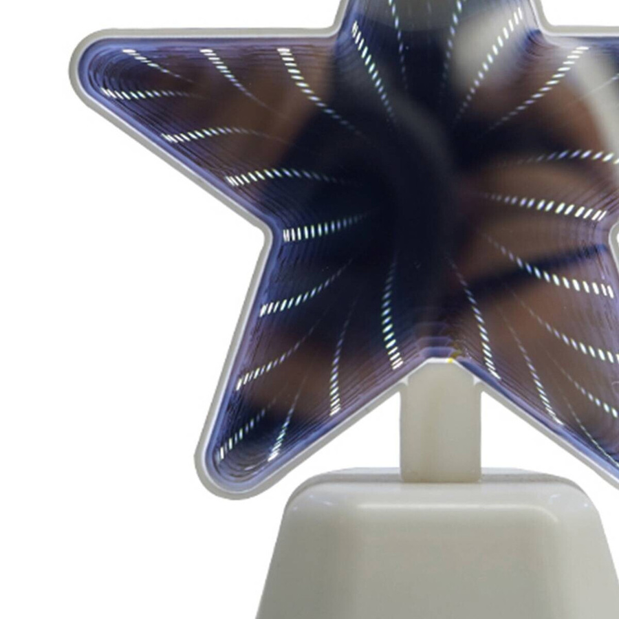 Pocoline LED-Infinityleuchte Stern in Weiß B/H/T: 7,2 x 19 x 15,5 cm - Bild 2