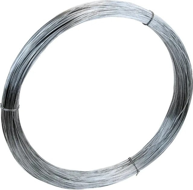 Goebel Eisendraht aus verzinktem Stahl, Silber, Durchmesser: 0,8 mm, Gewicht: 2,5 kg - Bild 1