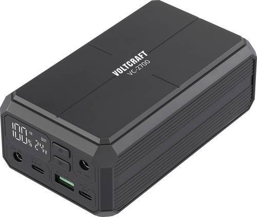 VOLTCRAFT VC-2700 Powerbank 27000 mAh mit USB PD 3.0, USB PD 2.0, PPS und Fast Charge in Schwarz - Bild 1