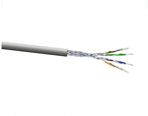 VOKA Kabelwerk Netzwerkkabel CAT 7 S/FTP Ethernet/LAN Grau (RAL 7035) 100 m - Bild 1