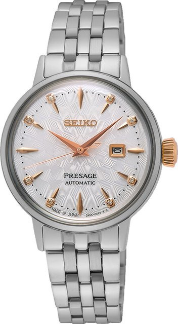 Seiko Armbanduhr Presage Cocktail Time, Automatik, Edelstahl, 30 mm, Damen - Bild 1