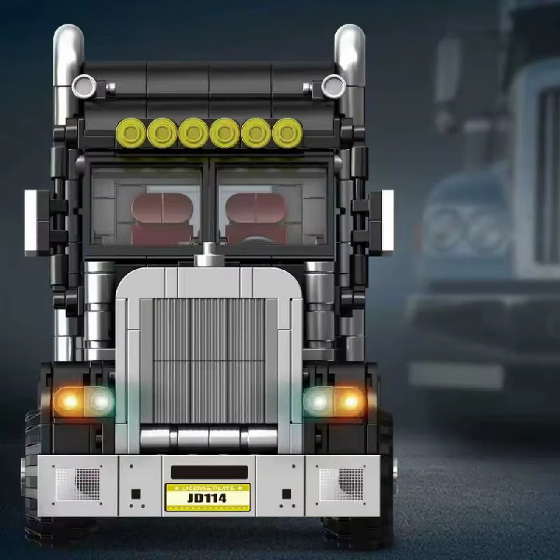 barweer Amerikanischer Schwerlast-LKW, Klemmbausteine, Baukasten, 873 Teile - Bild 2