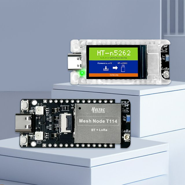 Heltec T114 Meshtastic Meshcore Kit LoRaWAN Modul mit SX1262 und NRF52840 Basisplatine sowie Antenne in Multicolor - Bild 1