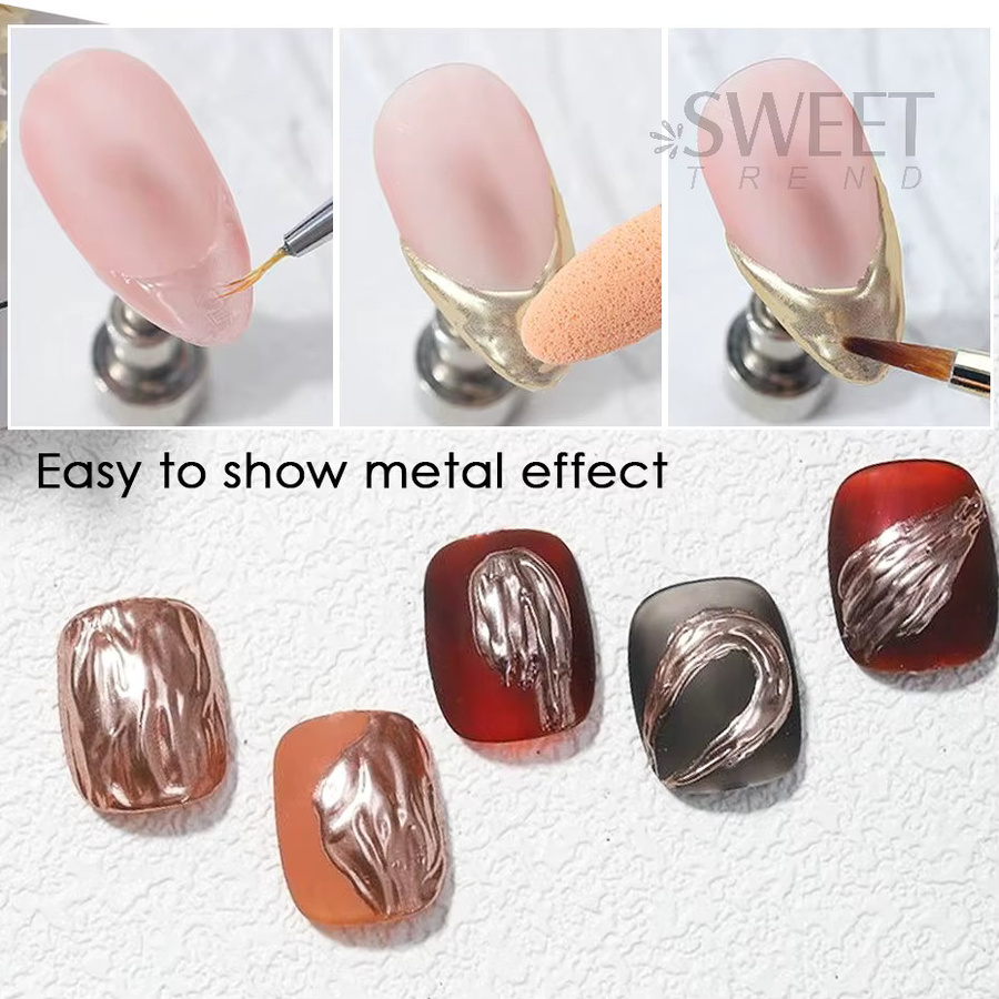 SWEET TREND Spiegelpulver, Transparent, Metallic, 5 ml - Bild 2