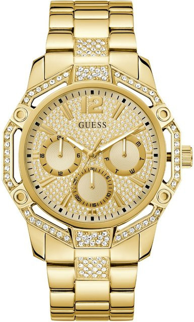 Guess Armbanduhr, Quarz, Edelstahl, Gold, 46 mm, Herren - Bild 1