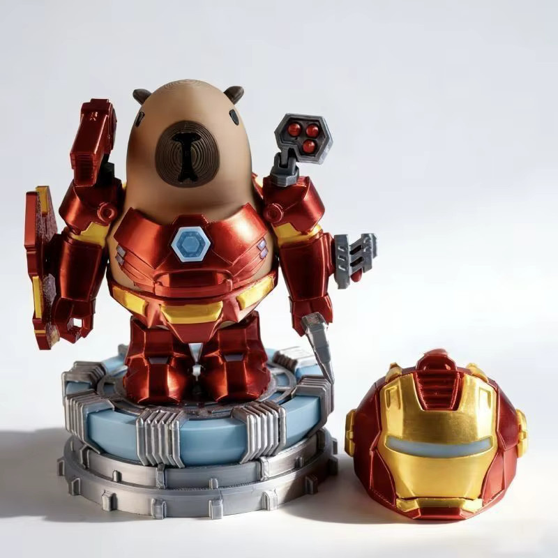 Bandai Marvel Spider-Man Capybara Magnetische Mecha-Rüstung Actionfiguren - Bild 3