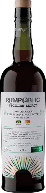 Rump@blic Sicilian Legacy Jamaican Rum Blend, Marsala Casked, 0,7 l, 43% Vol. - Bild 1