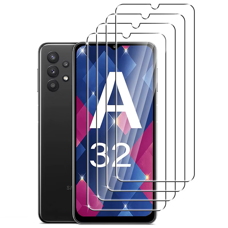 Samsung Displayschutzfolie aus gehärtetem Glas für Galaxy A52s A42 A32 A22 A12 A02 4G 5G transparent - Bild 1