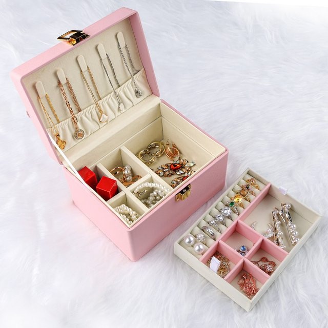 Schmuckaufbewahrungsbox mehrschichtig, Unisex - Bild 1