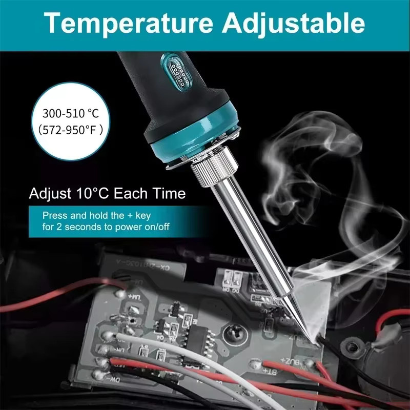 Milwaukee Elektrischer Lötkolben 60W für 18V Akku mit einstellbarer Temperatur 300-500 ℃ - Bild 4