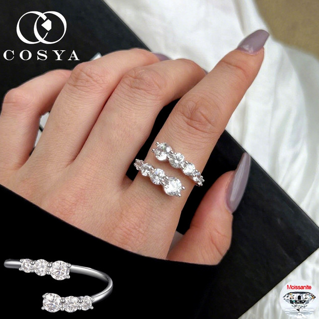 COSYA Ring, 925 Silber, Diamant, Damen - Bild 1