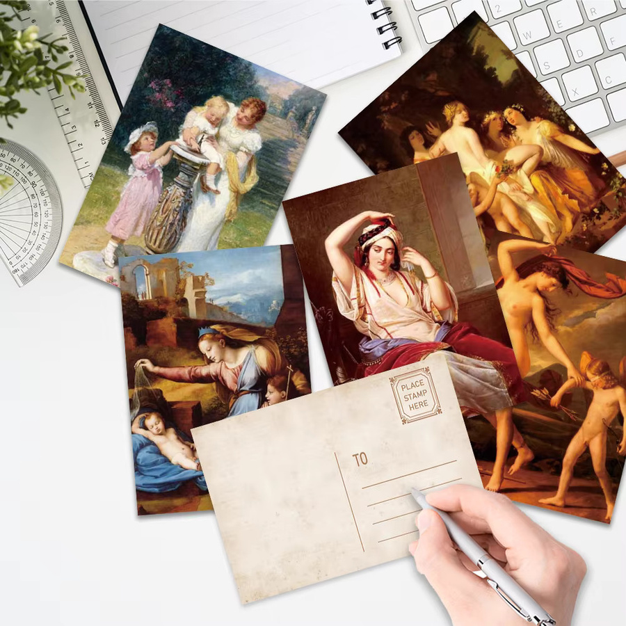 32 Stück Postkarten aus der mythologischen Serie in Multicolor als Sammlerstücke und Raumdekoration aus Papier - Bild 4