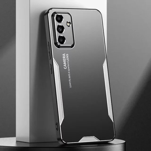 Robuste Aluminium-Metallhülle mit Kühlfunktion für Samsung Galaxy A57 A37 A07 A17 A56 A36 A26 A16 A06 A55 A35 A25 A15 A05 in Silver oder Black - Bild 1