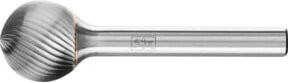 PFERD Hartmetall Frässtift Kugel KUD universal fein, Farbe: Silber, Durchmesser: 16 x 14 mm, Schaft-Durchmesser: 6 mm - Bild 1