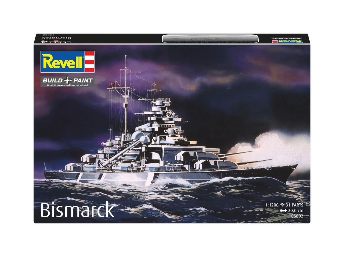 Revell Bismarck, Fahrzeuge, 1:1200, Grau - Bild 3