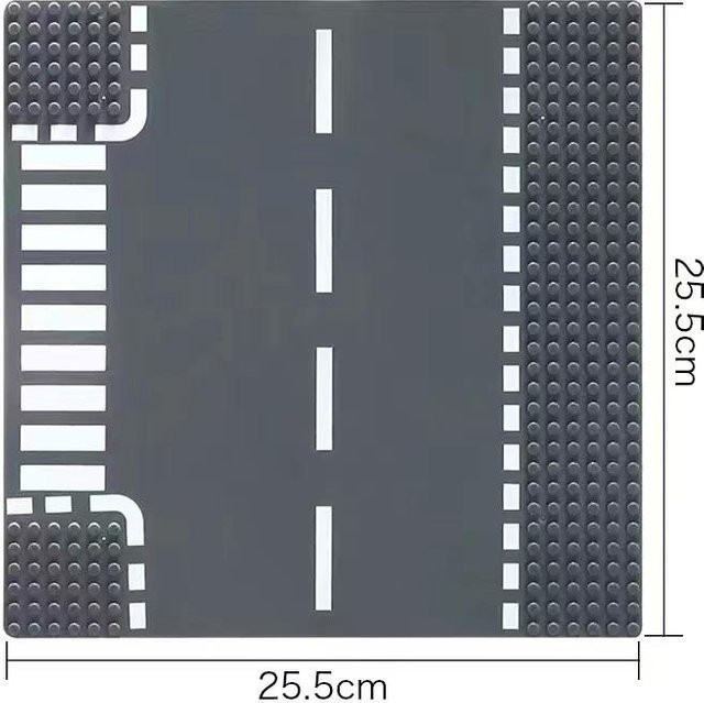 Yiran toy Bausteine Grundplatte Stadtstraße, Zubehör, ab 3 Jahre - Bild 1
