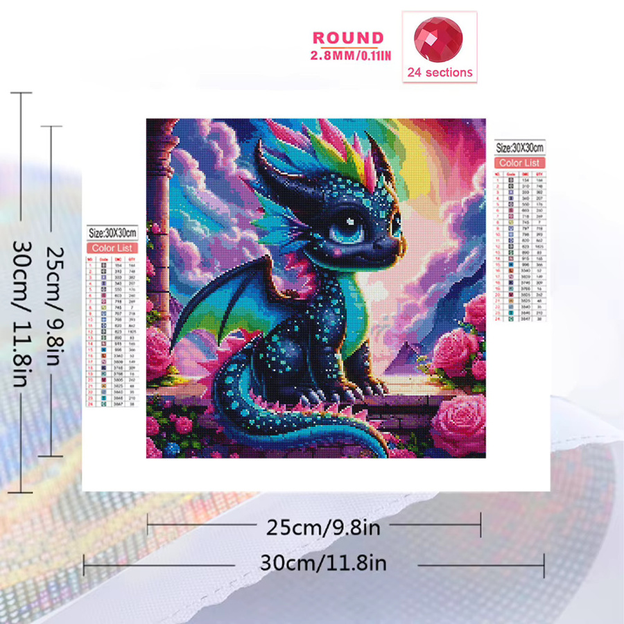 Momoart Diamantmalerei Dinosaurier, Mosaik, Tiere - Bild 2