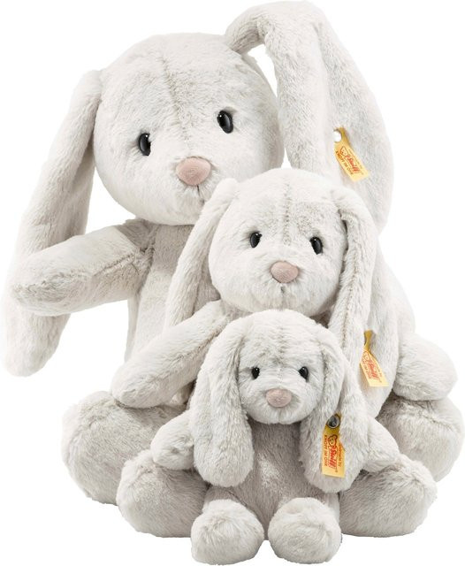 Steiff Soft Cuddly Friends Hoppie Hase Plüsch grau ab Geburt - Bild 1