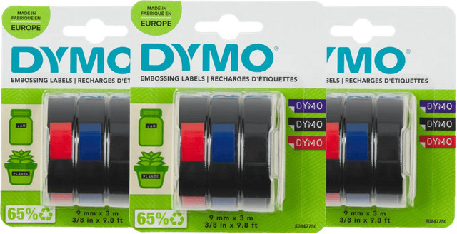 DYMO Prägeband Multicolour 3er-Pack, Breite: 9 mm - Bild 1