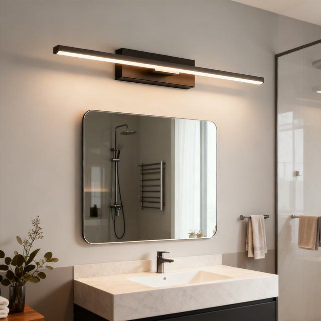 DAMIASMIL LED-Wandleuchte moderne drehbare Spiegelleuchte für Badezimmer und Schlafzimmer mit integriertem LED - Bild 1