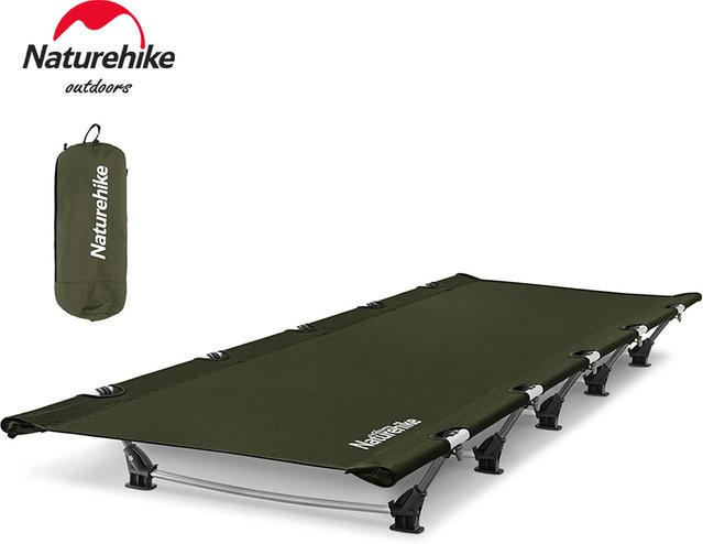 Naturehike XJC05 Klappbett Ultraleichtes Campingbett für Erwachsene in Schwarz oder Grün - Bild 1