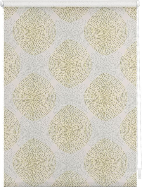 Lichtblick Rollo Klemmfix Verdunkelung Stripy Boho Drop India in Beige, Oeko-Tex Zertifiziert - Bild 1