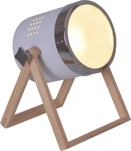 Näve Tischleuchte Tim im Retrodesign, Farbe: Weiß, Höhe: 28 cm - Bild 1
