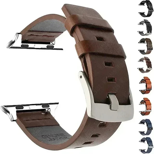 OAKCHARM Uhrenarmband Leder, Klassisch - Bild 1