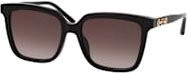 Escada SESE 61S Sonnenbrille, Vollrand, quadratisch, Kunststoff, Damen, schwarz, grau - Bild 1