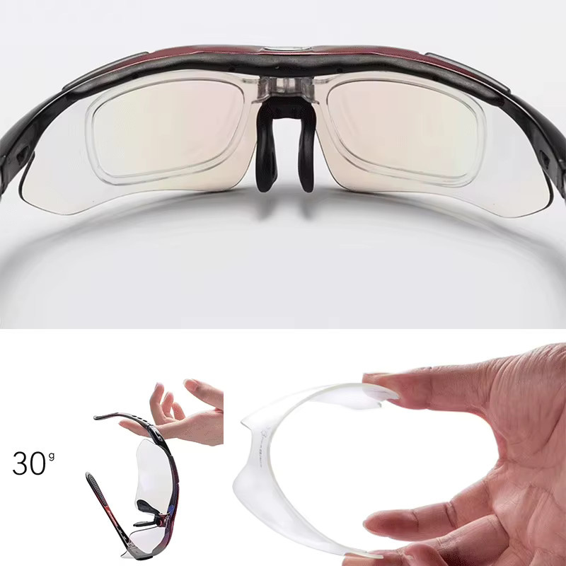 ROCKBROS Sportsonnenbrille, Schwarz, Kunststoff, polarisiert - Bild 2