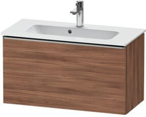 Duravit Waschtischunterschrank D-Neo Compact, wandhängend, Braun, B: 81 cm, T: 37,2 cm - Bild 1