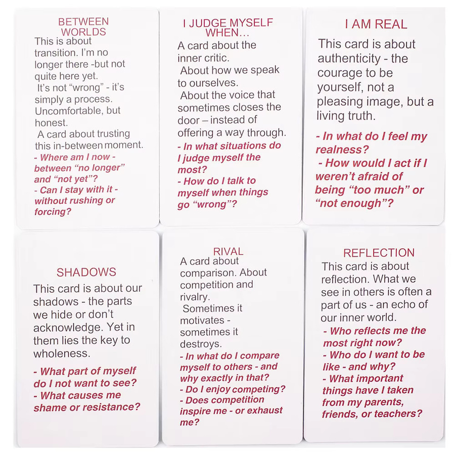 SHE IS Mindfulness Deck Inner Dialogue & Self-Reflection Cards, Familienspiel - Bild 4