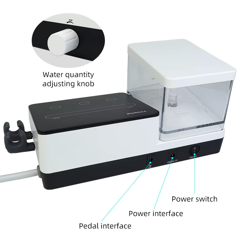 VV DENTAL Ultraschall-Scaler mit LED-Licht und 10 Spitzen in Weiß zur Zahnreinigung für Parodontologie und Endodontie - Bild 4