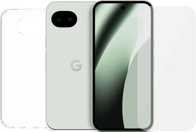 Google Pixel 10a 5G Smartphone 128GB Hellgrün inklusive Basis-Zubehörset - Bild 1